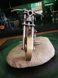 Miniatur Werkstatt,Scrap Art,Metall Art,Chopper